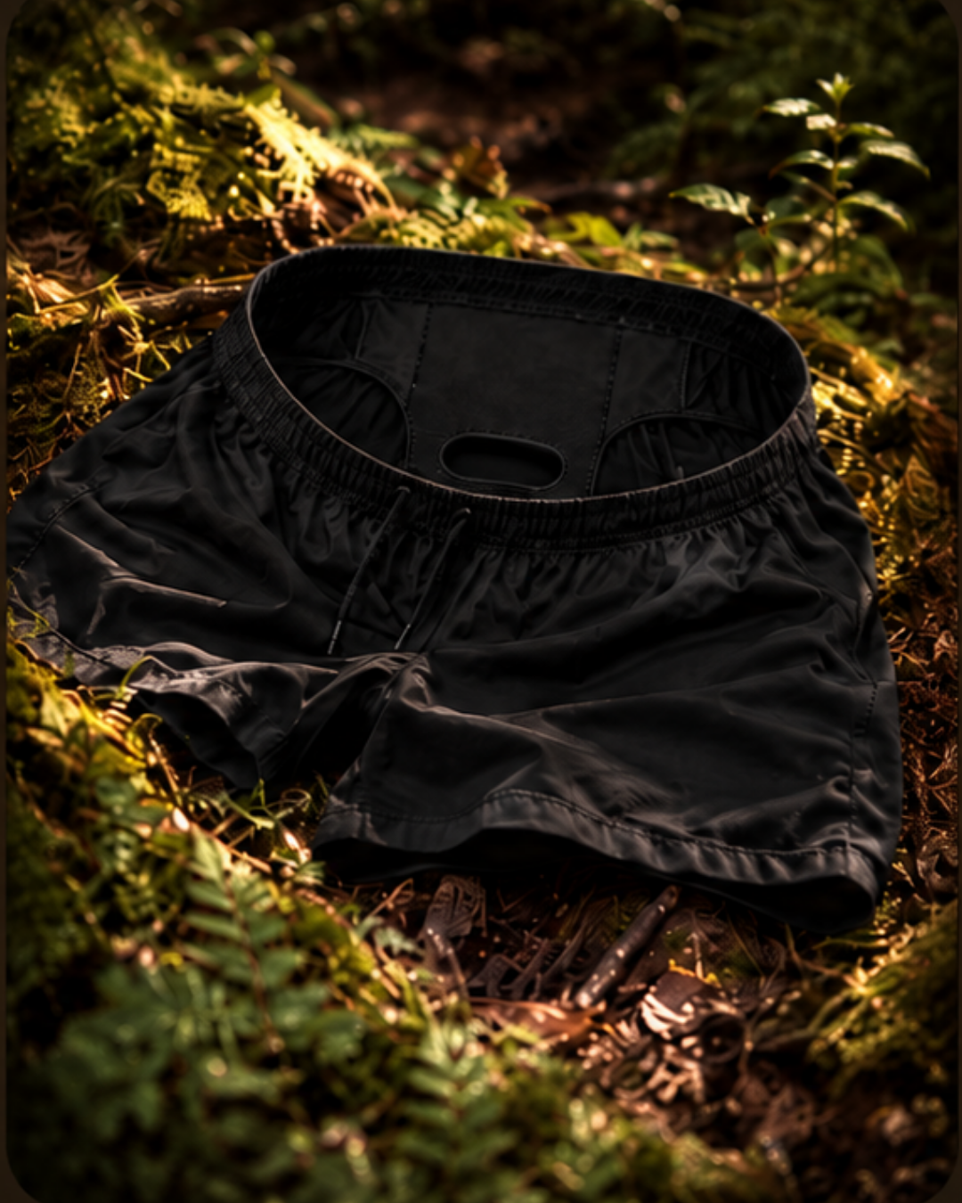 Black Free Reign short on a mossy forest floor